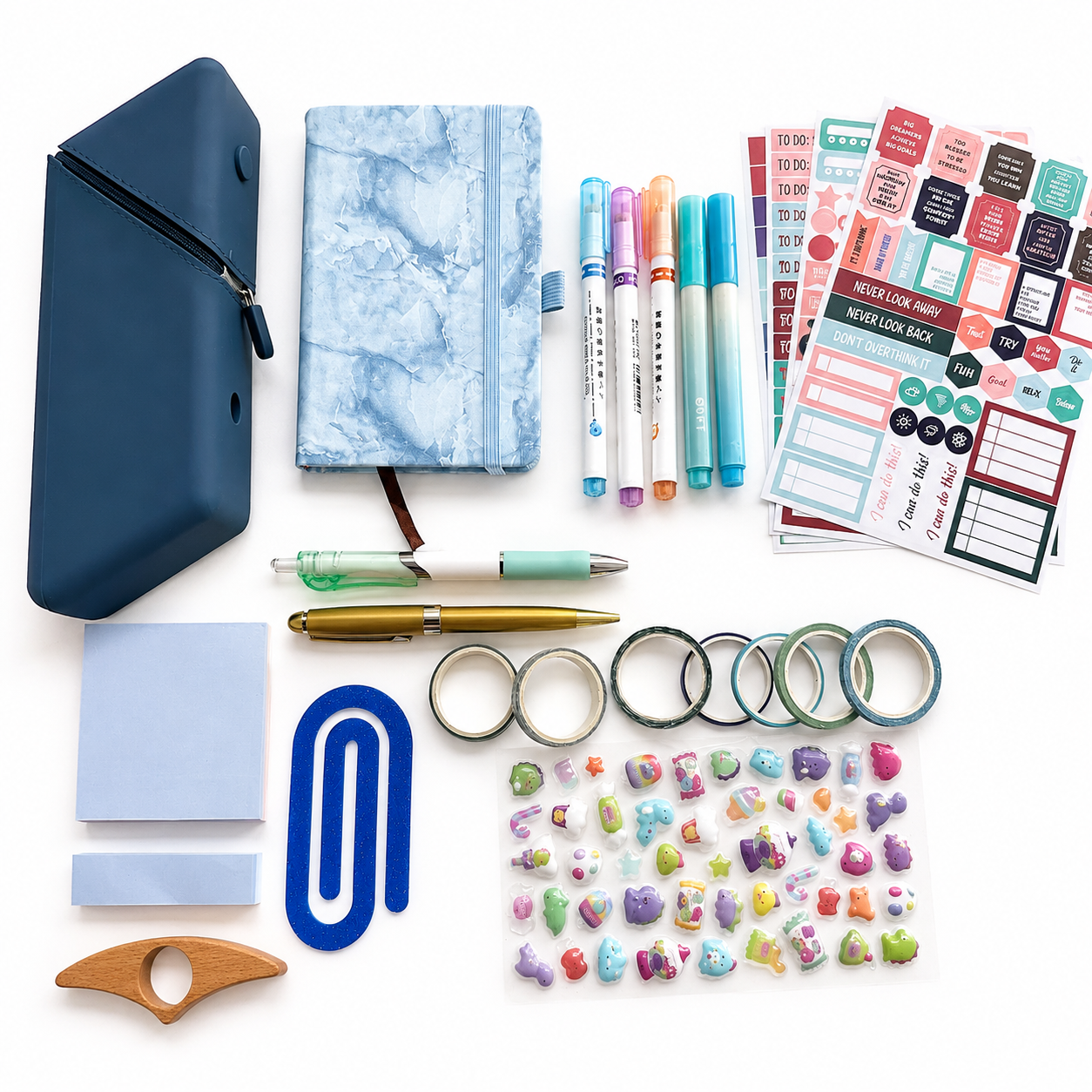 Blue Aesthetic Stationery Gift Box | A5 & A6 Journal Set