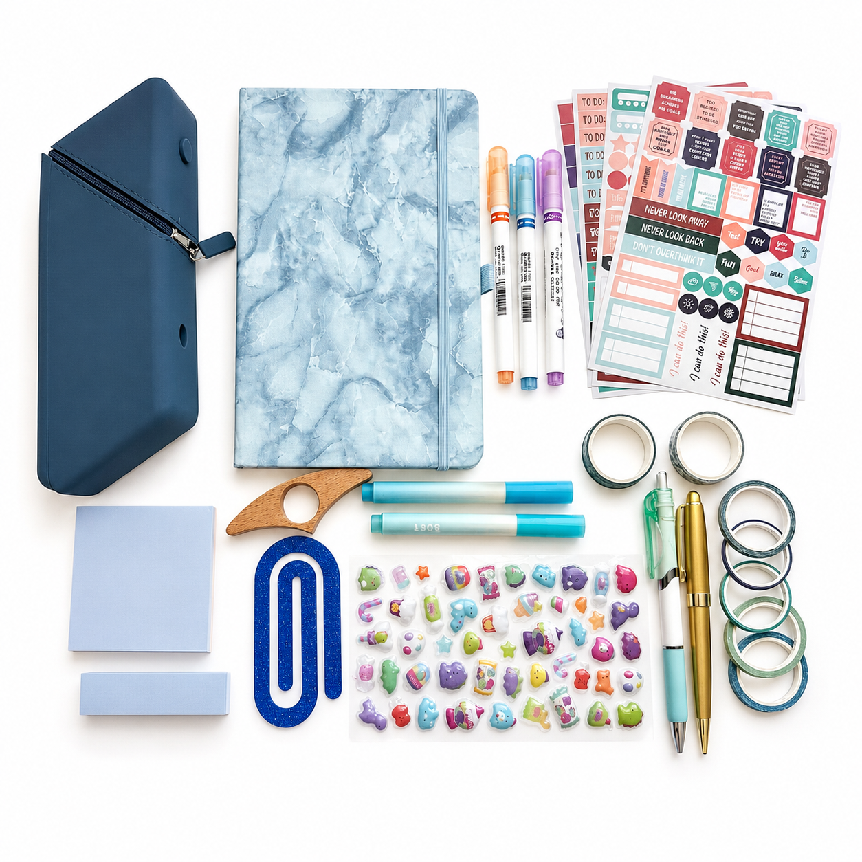 Blue Aesthetic Stationery Gift Box | A5 & A6 Journal Set